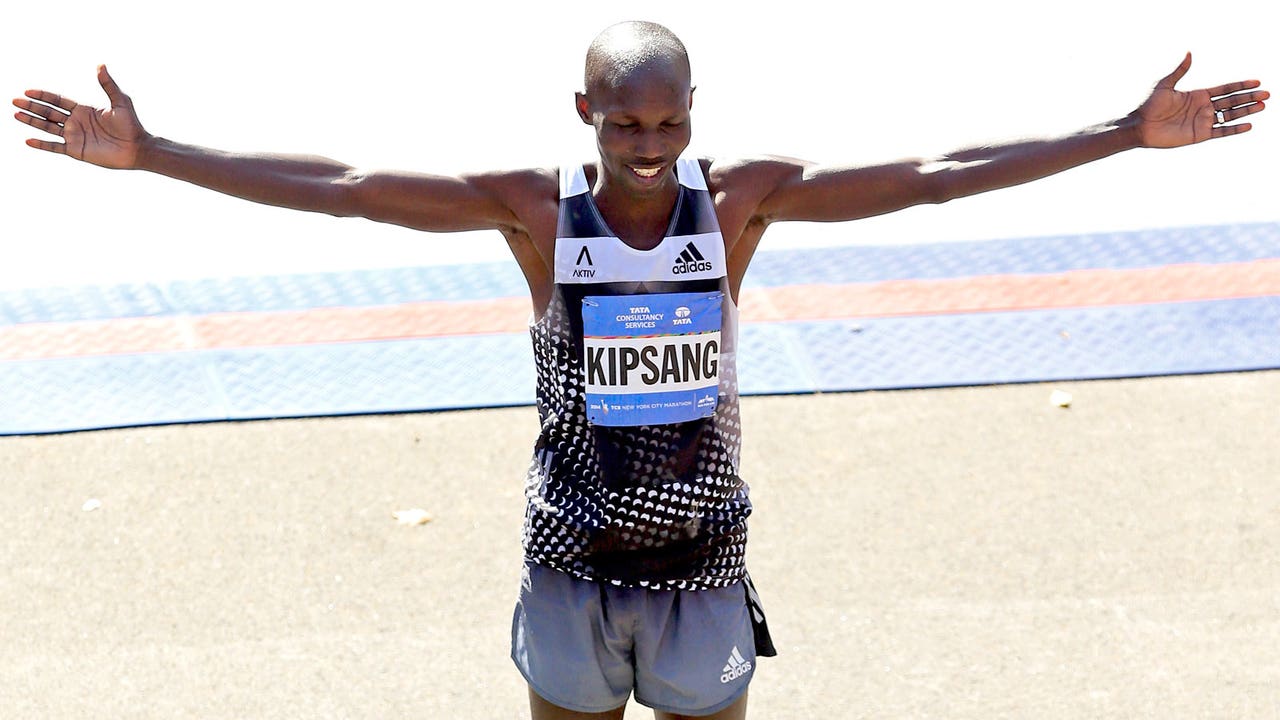Kenyans Mary Keitany and Wilson Kipsang win the New York City Marathon
